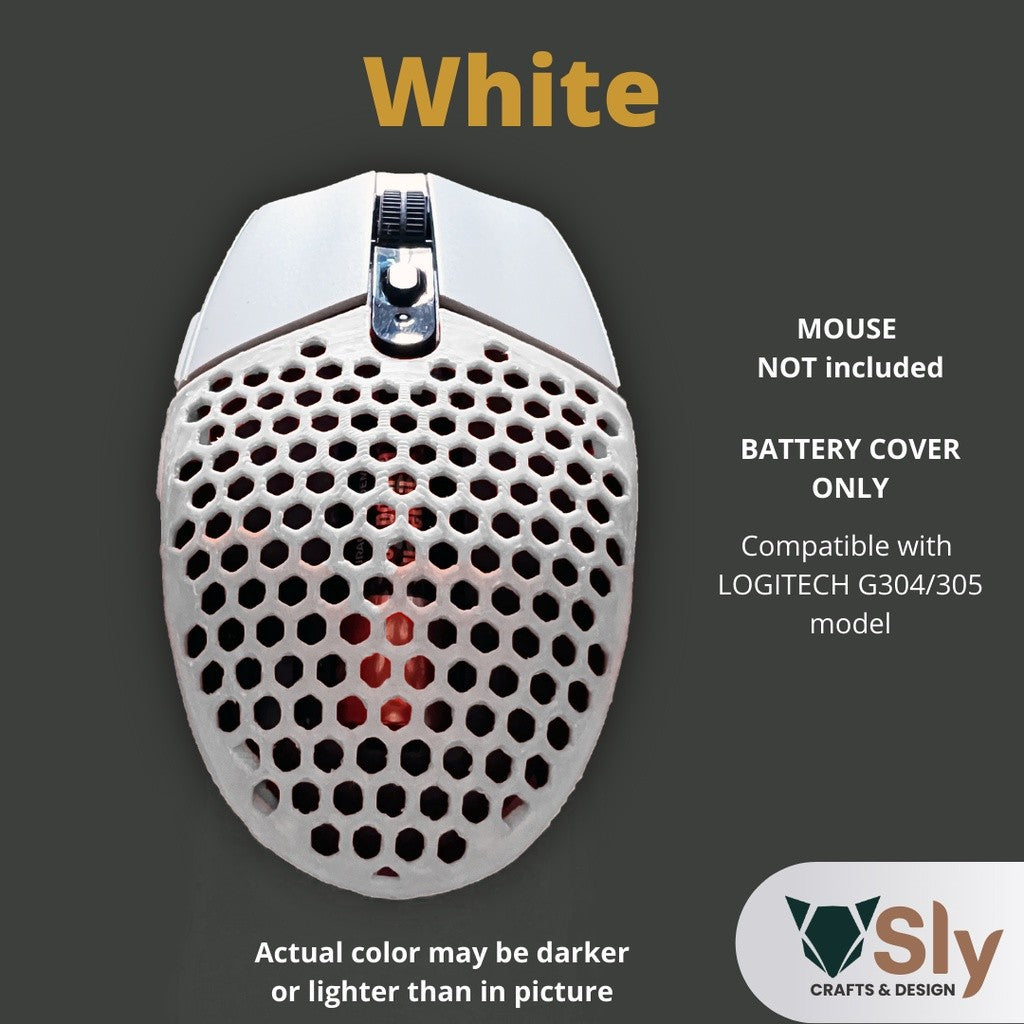 Logi tech G304/305 Mouse Honeycomb BATTERY COVER