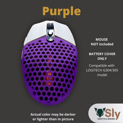 Logi tech G304/305 Mouse Honeycomb BATTERY COVER