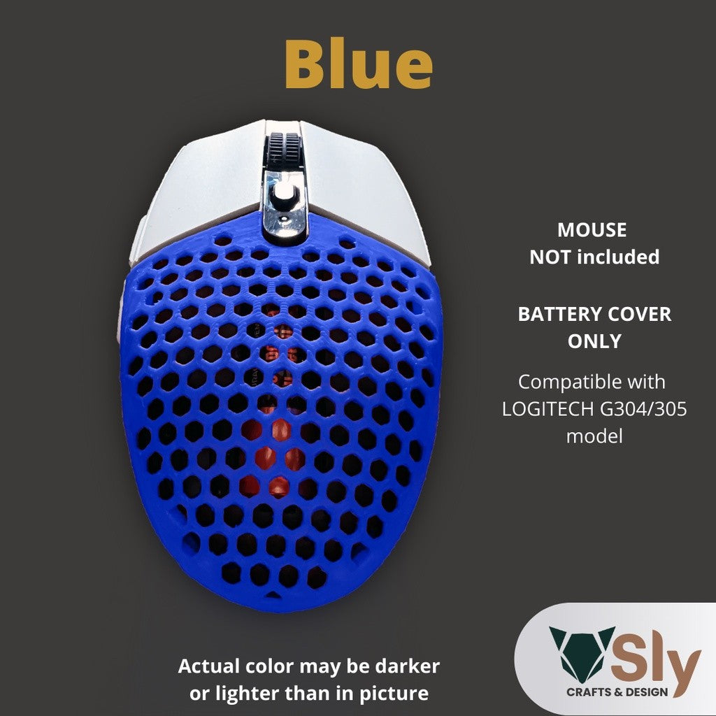 Logi tech G304/305 Mouse Honeycomb BATTERY COVER