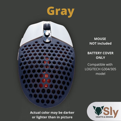 Logi tech G304/305 Mouse Honeycomb BATTERY COVER