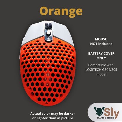 Logi tech G304/305 Mouse Honeycomb BATTERY COVER