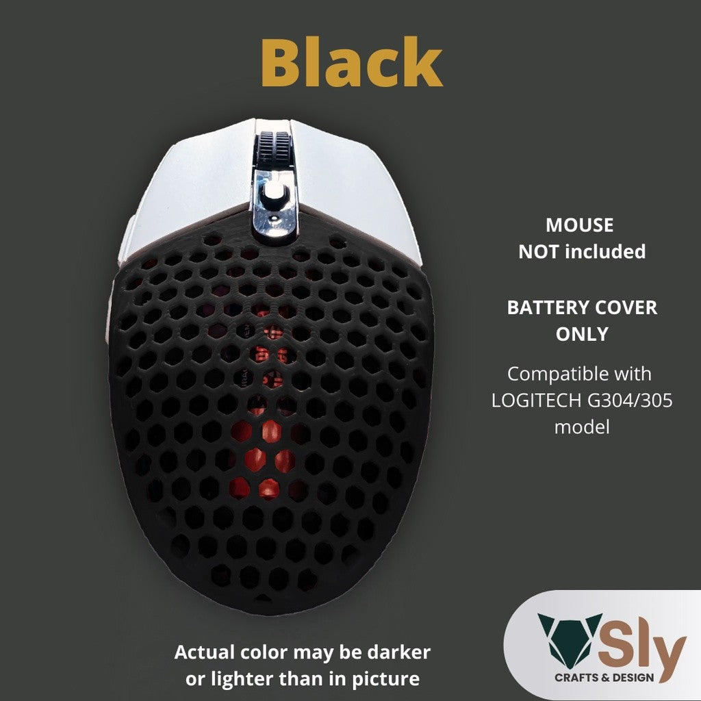 Logi tech G304/305 Mouse Honeycomb BATTERY COVER