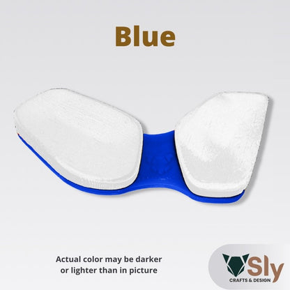 WHITE PADS Ergonomic Wrist Rest Mouse Firm Palm Pad (Right or Left Handed) Support For Computer