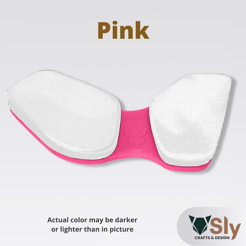 WHITE PADS Ergonomic Wrist Rest Mouse Firm Palm Pad (Right or Left Handed) Support For Computer
