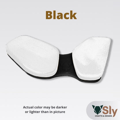 WHITE PADS Ergonomic Wrist Rest Mouse Firm Palm Pad (Right or Left Handed) Support For Computer