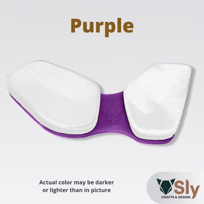 WHITE PADS Ergonomic Wrist Rest Mouse Firm Palm Pad (Right or Left Handed) Support For Computer