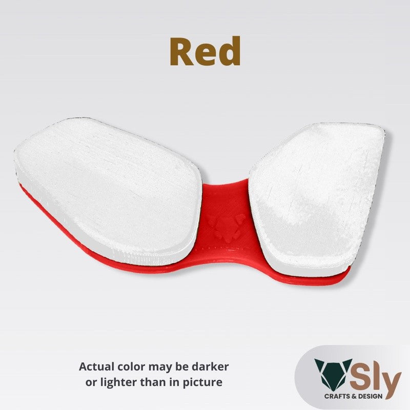 WHITE PADS Ergonomic Wrist Rest Mouse Firm Palm Pad (Right or Left Handed) Support For Computer