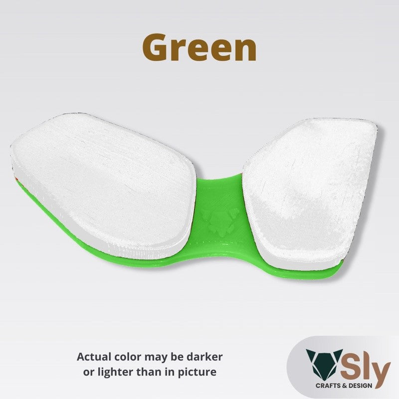 WHITE PADS Ergonomic Wrist Rest Mouse Firm Palm Pad (Right or Left Handed) Support For Computer