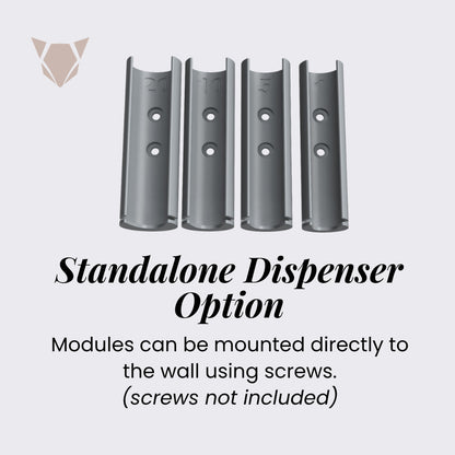 PH Peso Coin Dispenser | Modular Wall or Tabletop Mount Change Organizer