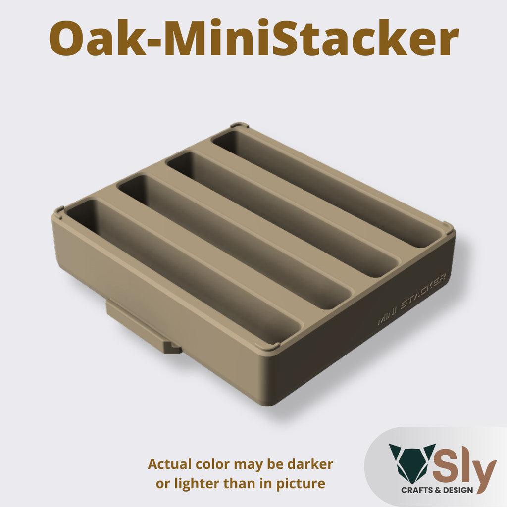 Pickleball Paddle Stacker MINI | Compact Minimalist Paddle Holder Stand