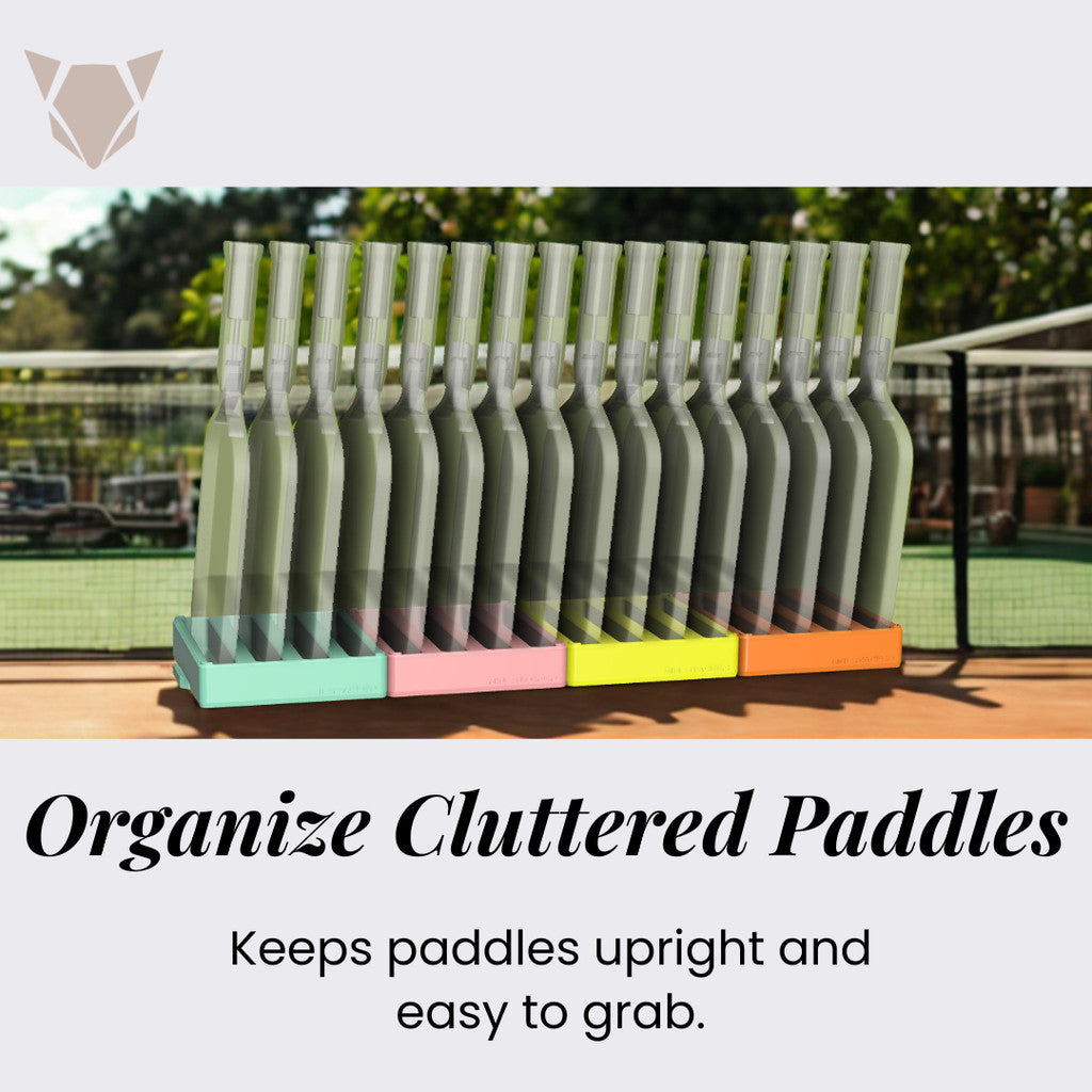 Pickleball Paddle Stacker MINI | Compact Minimalist Paddle Holder Stand