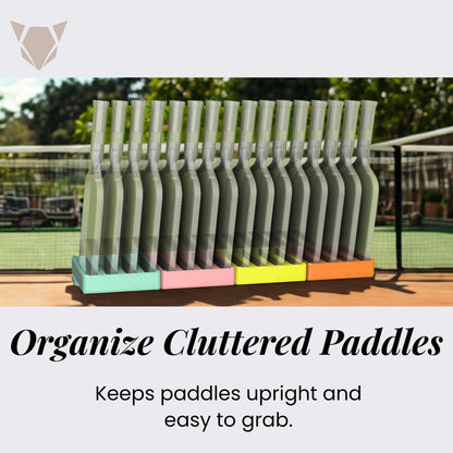 Pickleball Paddle Stacker MINI | Compact Minimalist Paddle Holder Stand